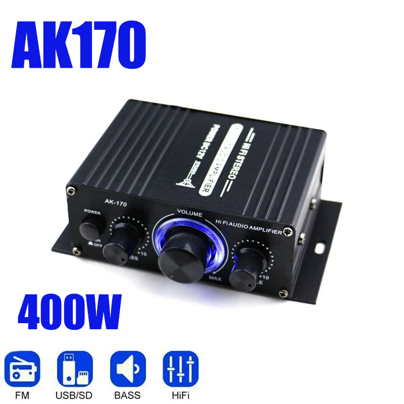 Audio Music Generator - AK170 Mini Dijital Güç Ses Araba