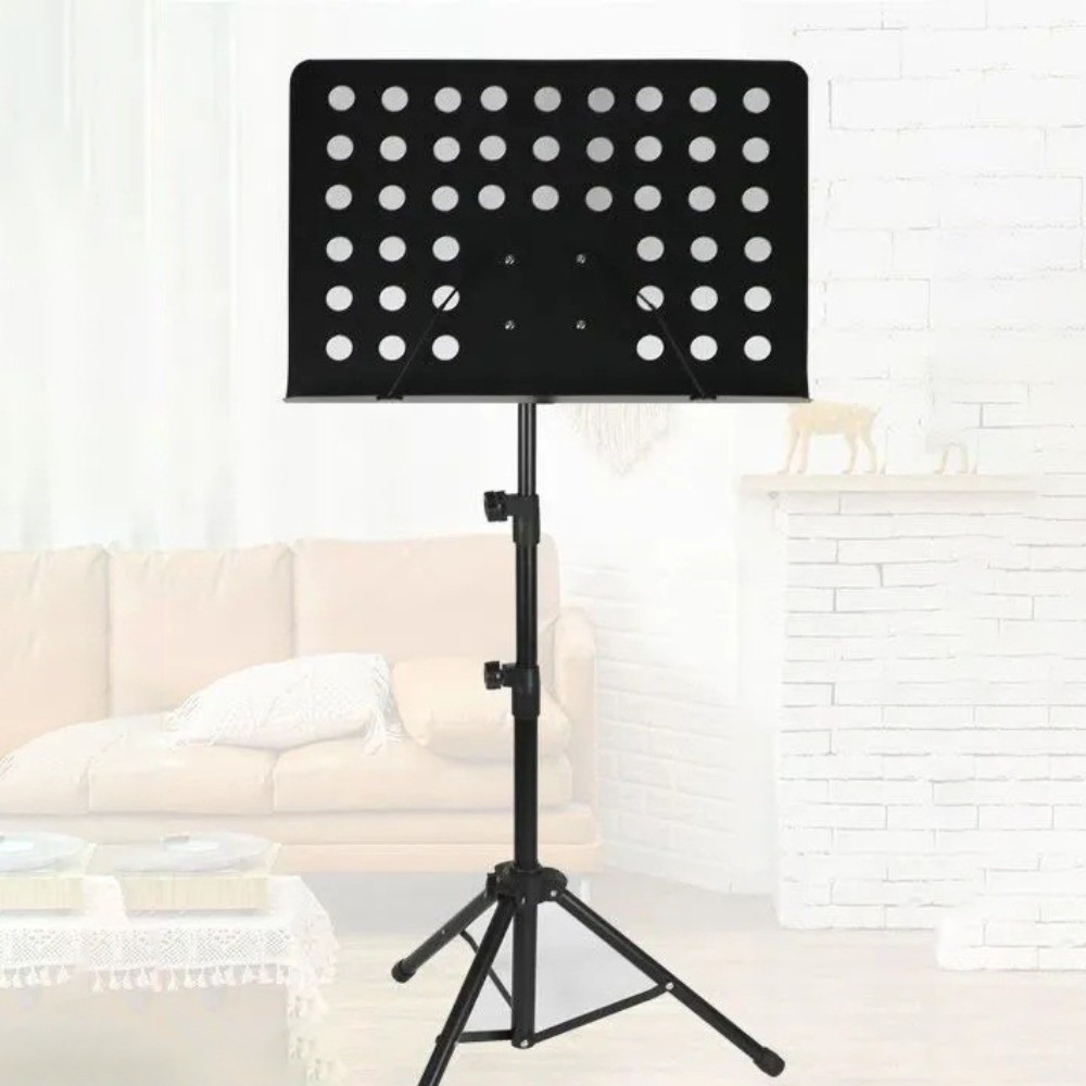 Music Stand Folding - Ayarlanabilir Yükseklik Müzik Standı Kitap Tutucu