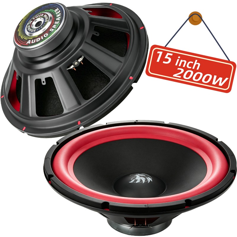 Audio Music Generator - 1 adet 15 inç araba Subwoofer