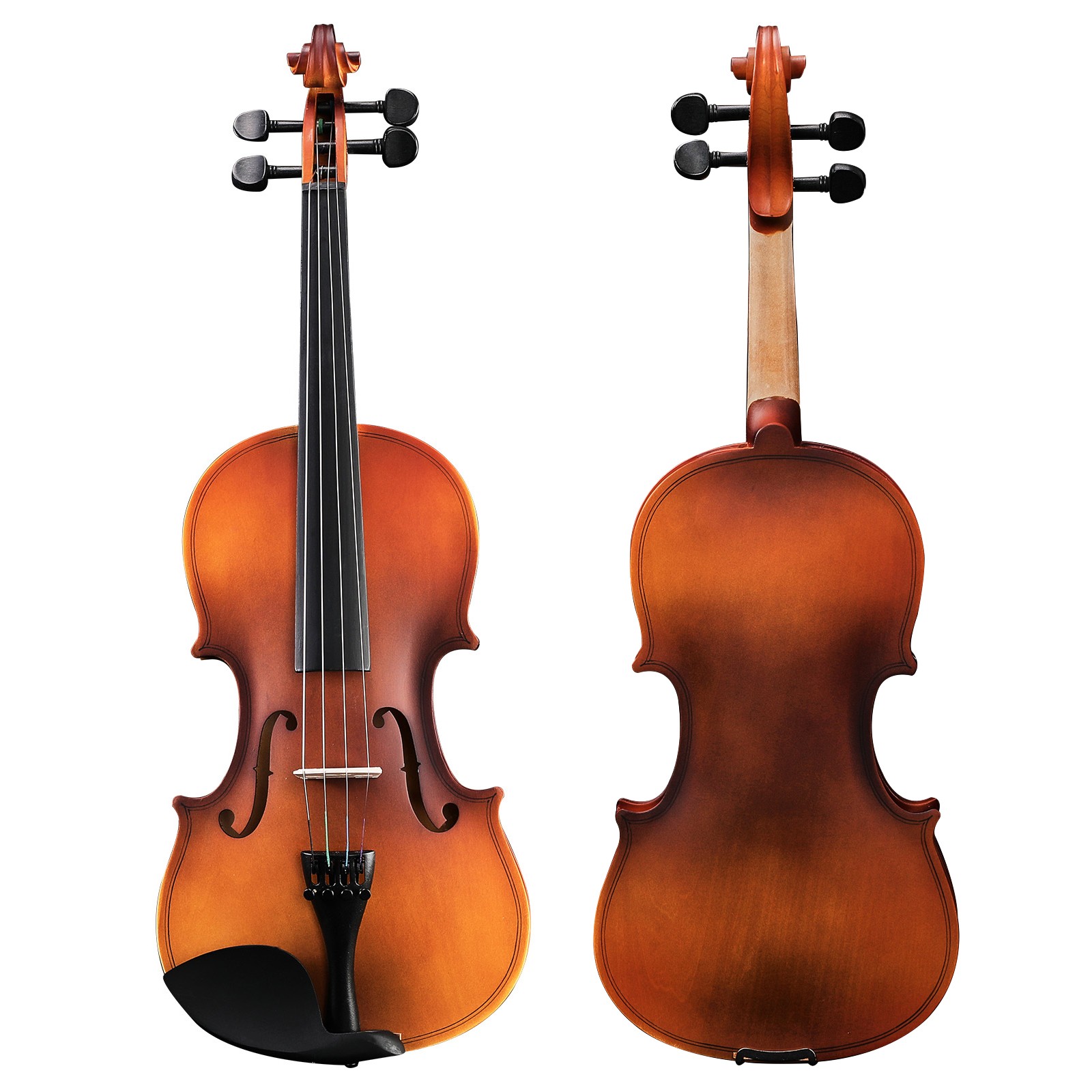 Violin Rosin Bow - Mükemmel 1/4 Boyutta Akustik Keman, Siyah
