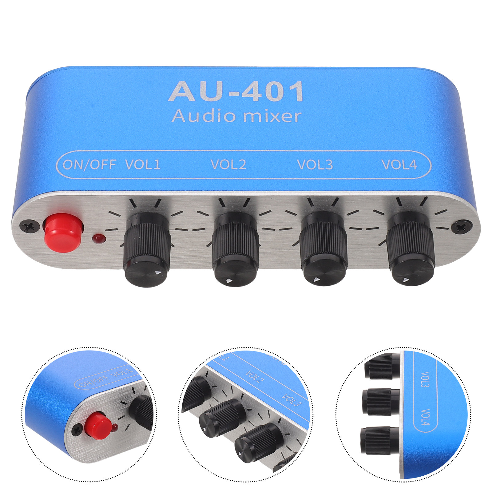 Audio Music For - 4 Kanallı Ses Mikseri Kompakt Stereo