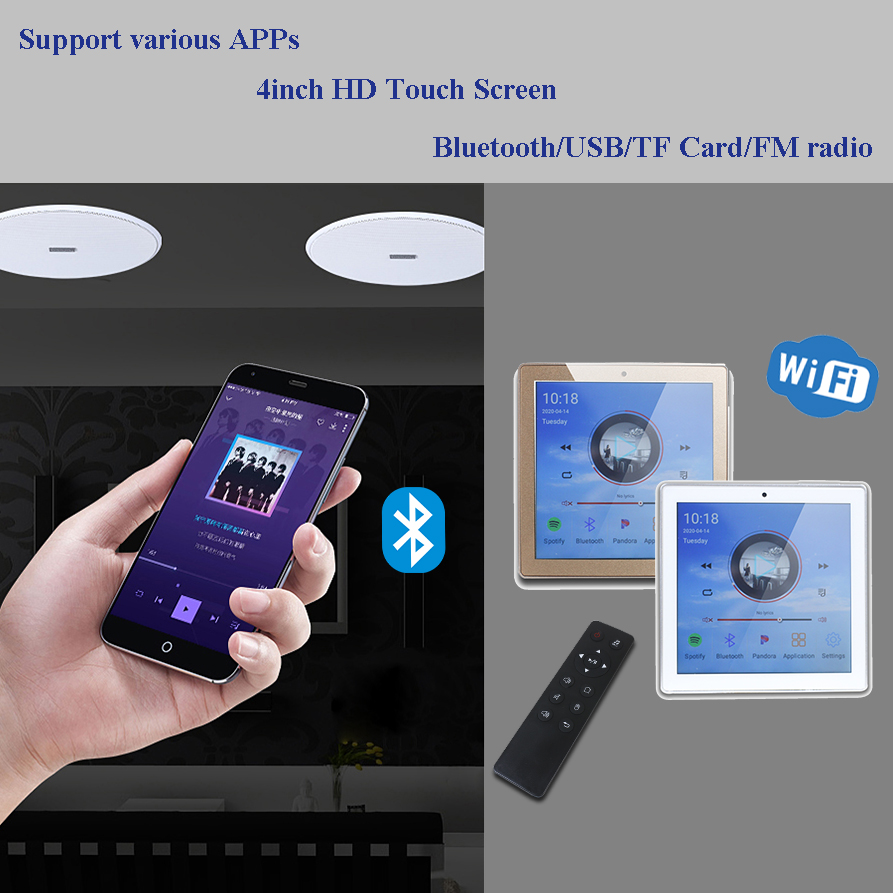 Audio Music Online Free - Android WiFi Bluetooth duvar amplifikatör dijital