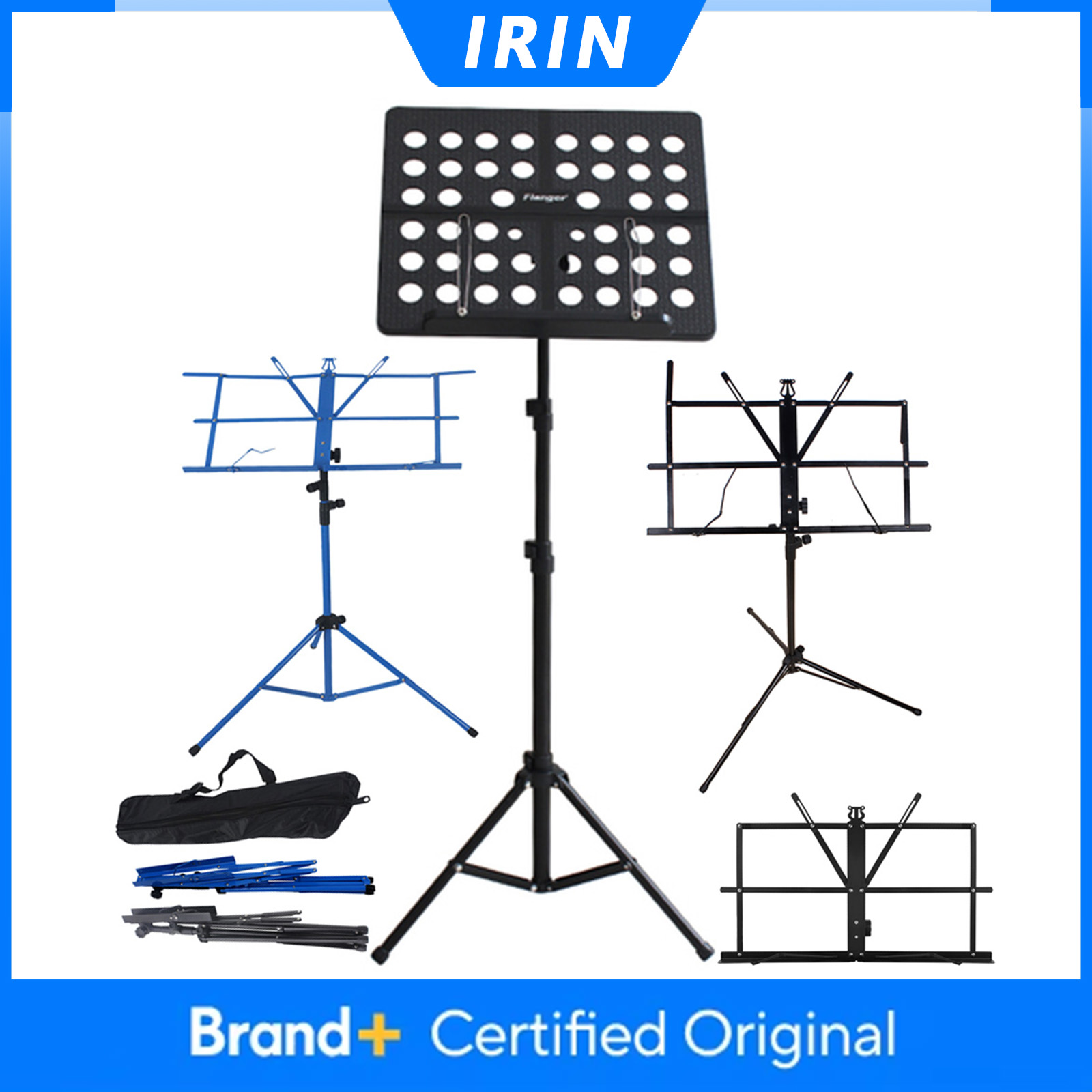 Music Stand Folding - IRIN Katlanabilir Müzik Sayfası Standı Paslanmaz