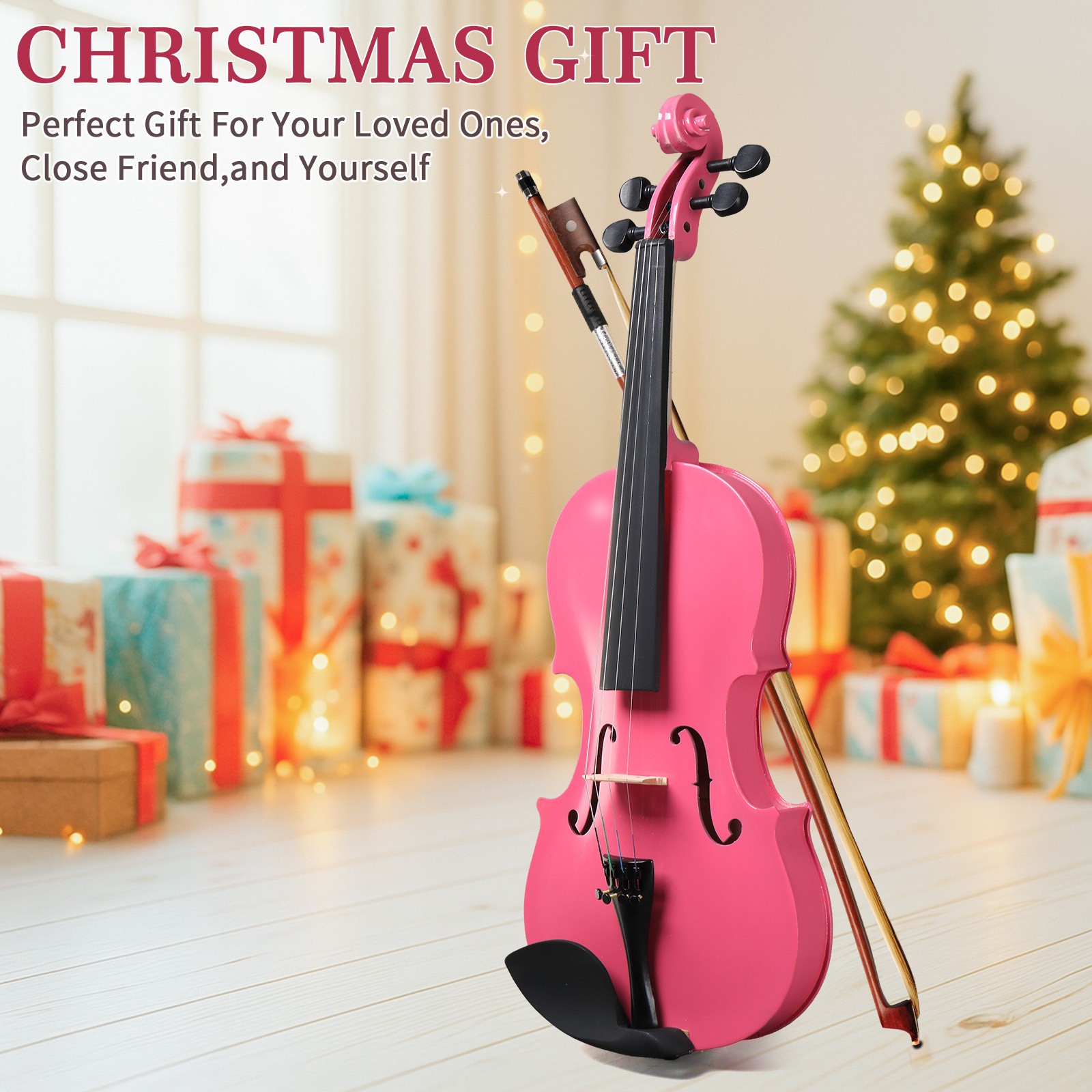 Violin Rosin Bow - Yeni 1/8 Boyut Çocuk Akustik Keman,
