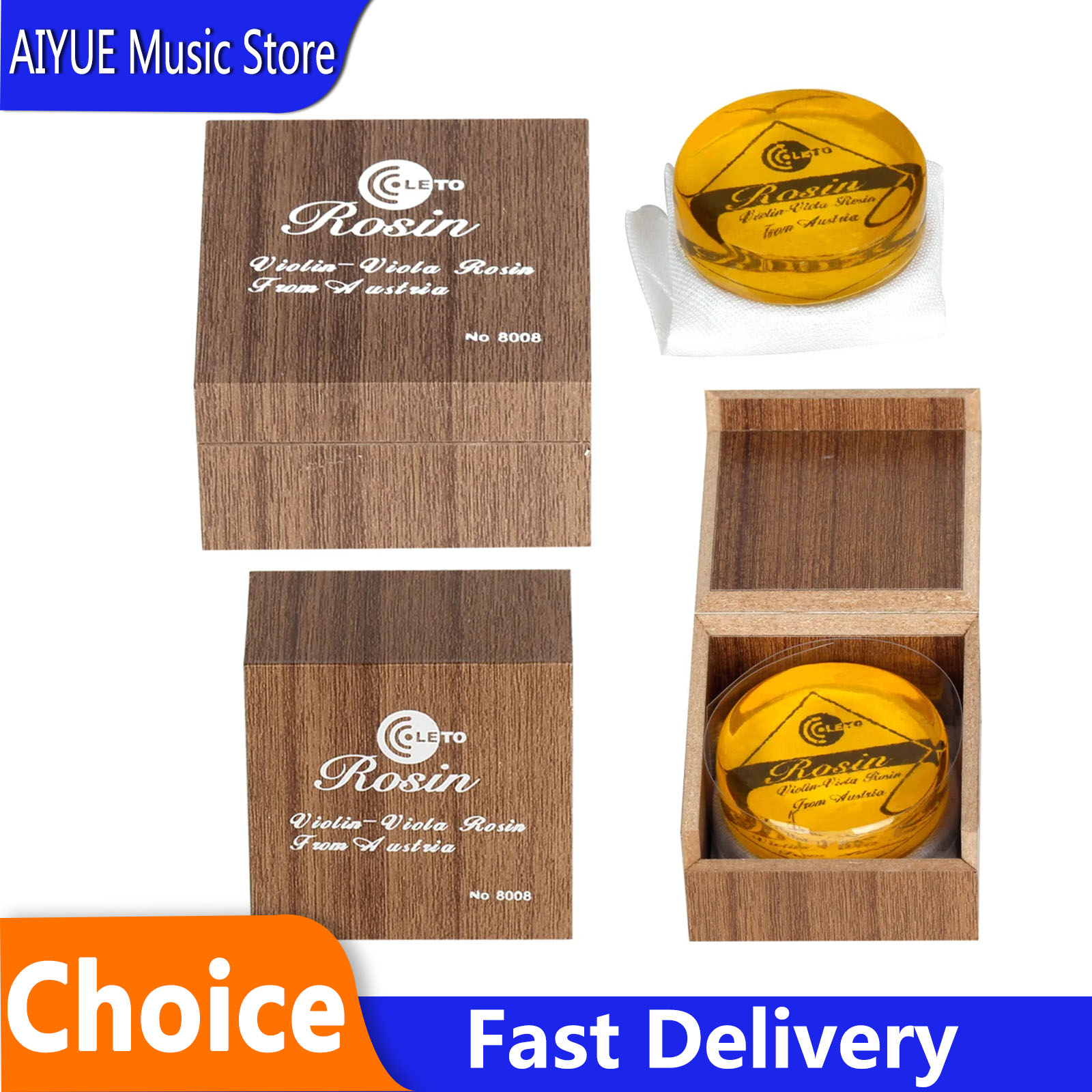 Violin Rosin Bow - LETO Keman Reçine Rosin 8008 Keman