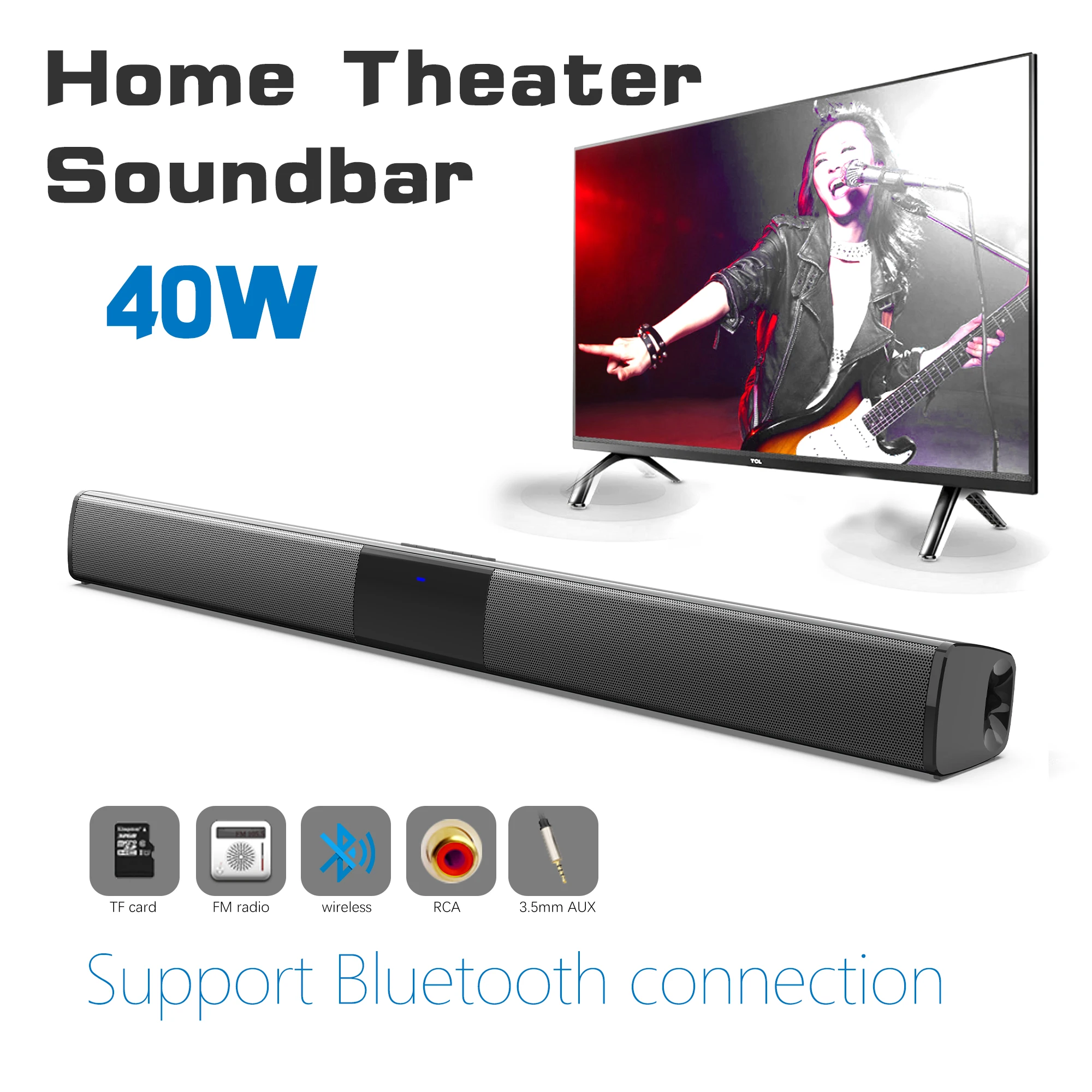 Audio Music Generator - TV bilgisayar için 40W yüksek güç