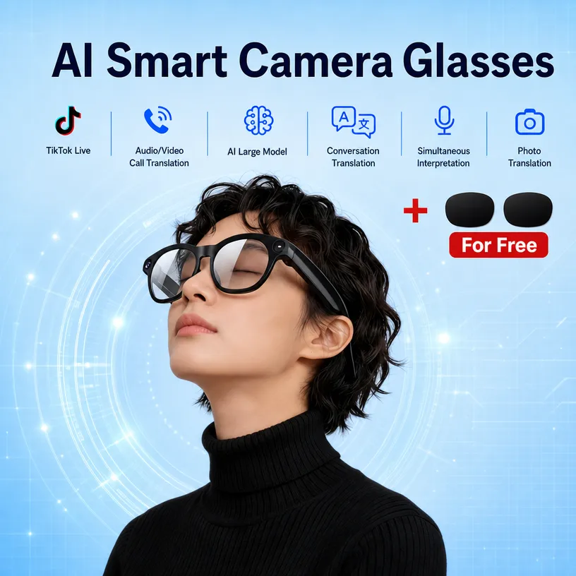 AI Akıllı Çekim Gözlüğü, Douyi - Audio Music Online Free incelemesi ve fiyatı