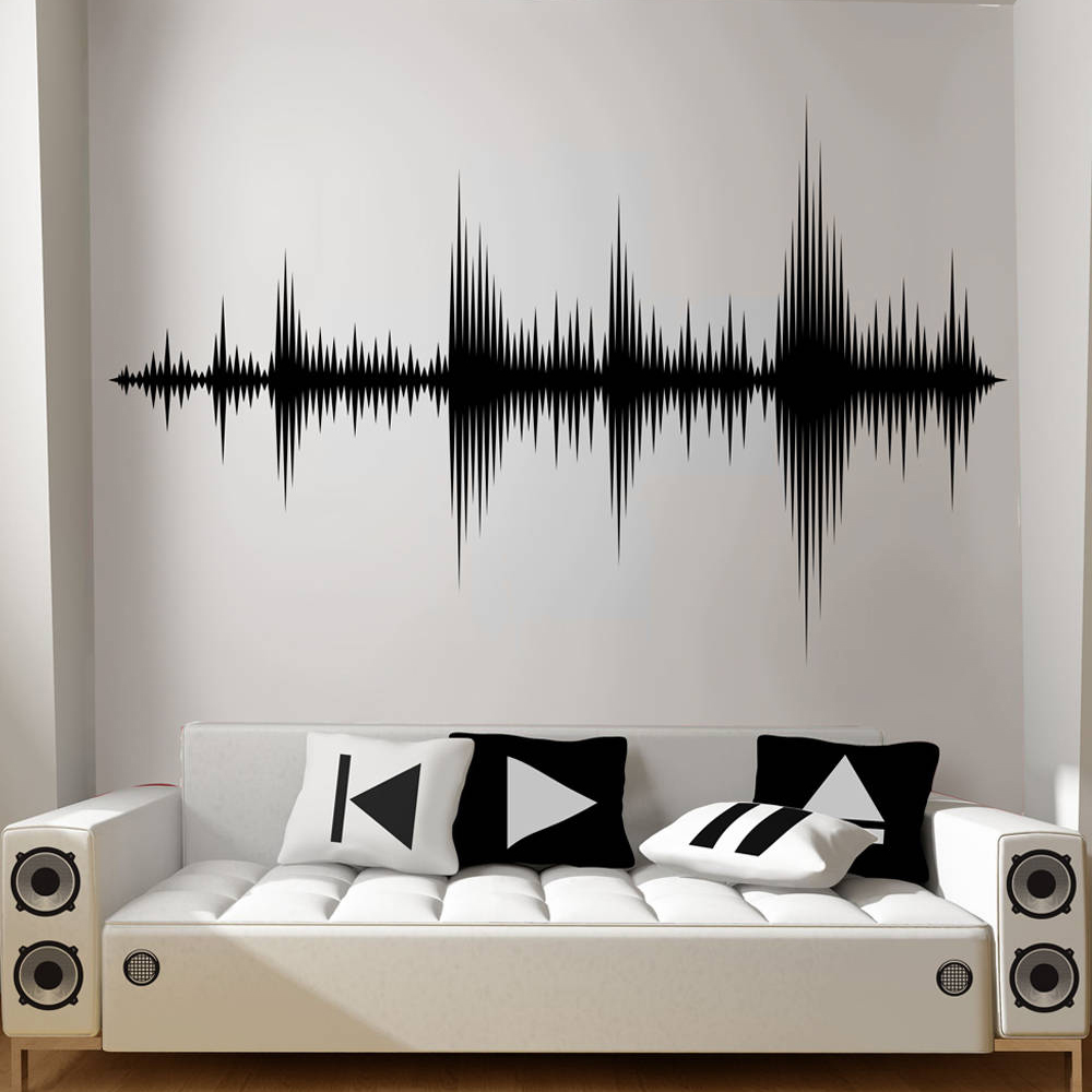 Ses dalga duvar çıkartması ses - Audio Music Remover incelemesi ve fiyatı