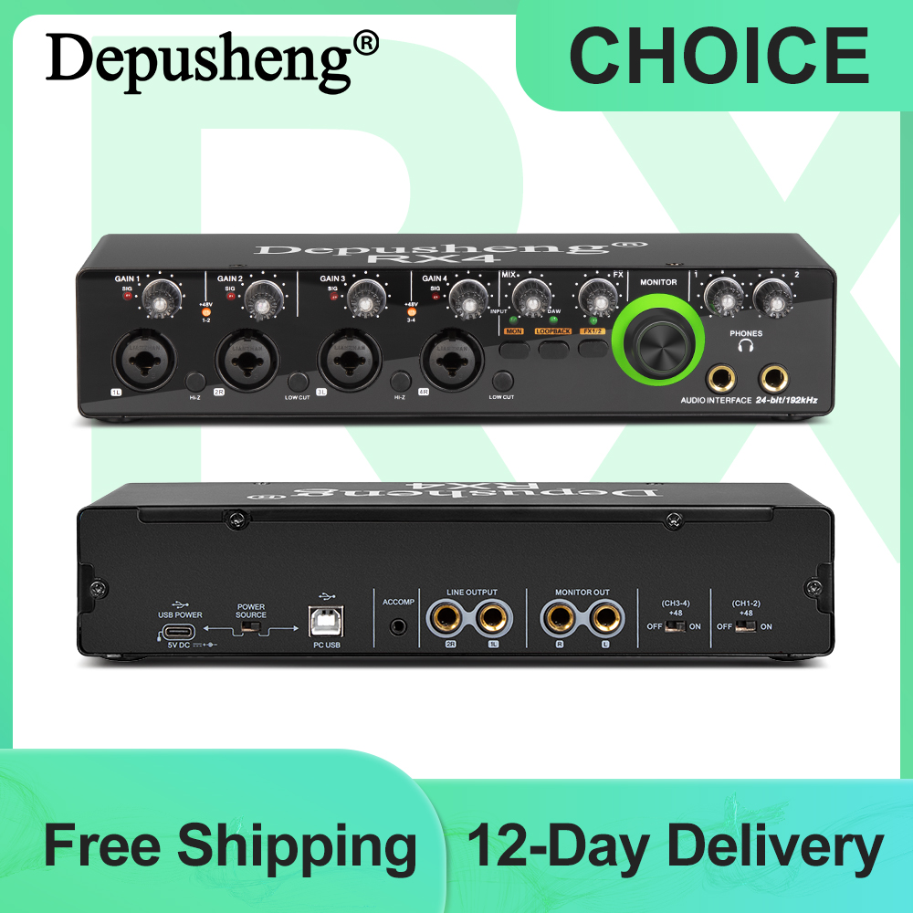 Depusheng Ses Arayüzü RX4 Ses  - Audio Music Interface incelemesi ve fiyatı
