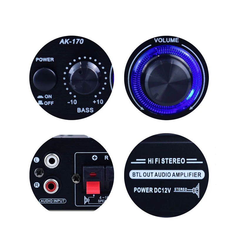 AK170 Mini Dijital Güç Ses Ara - Audio Music Generator incelemesi ve fiyatı