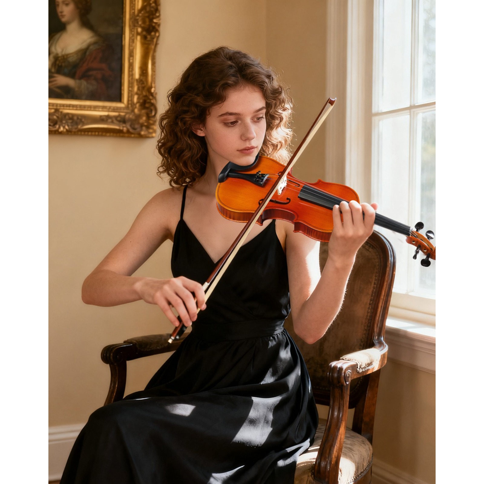 Akustik Baswood Keman 4/4 Tam  - Violin Rosin Bow incelemesi ve fiyatı