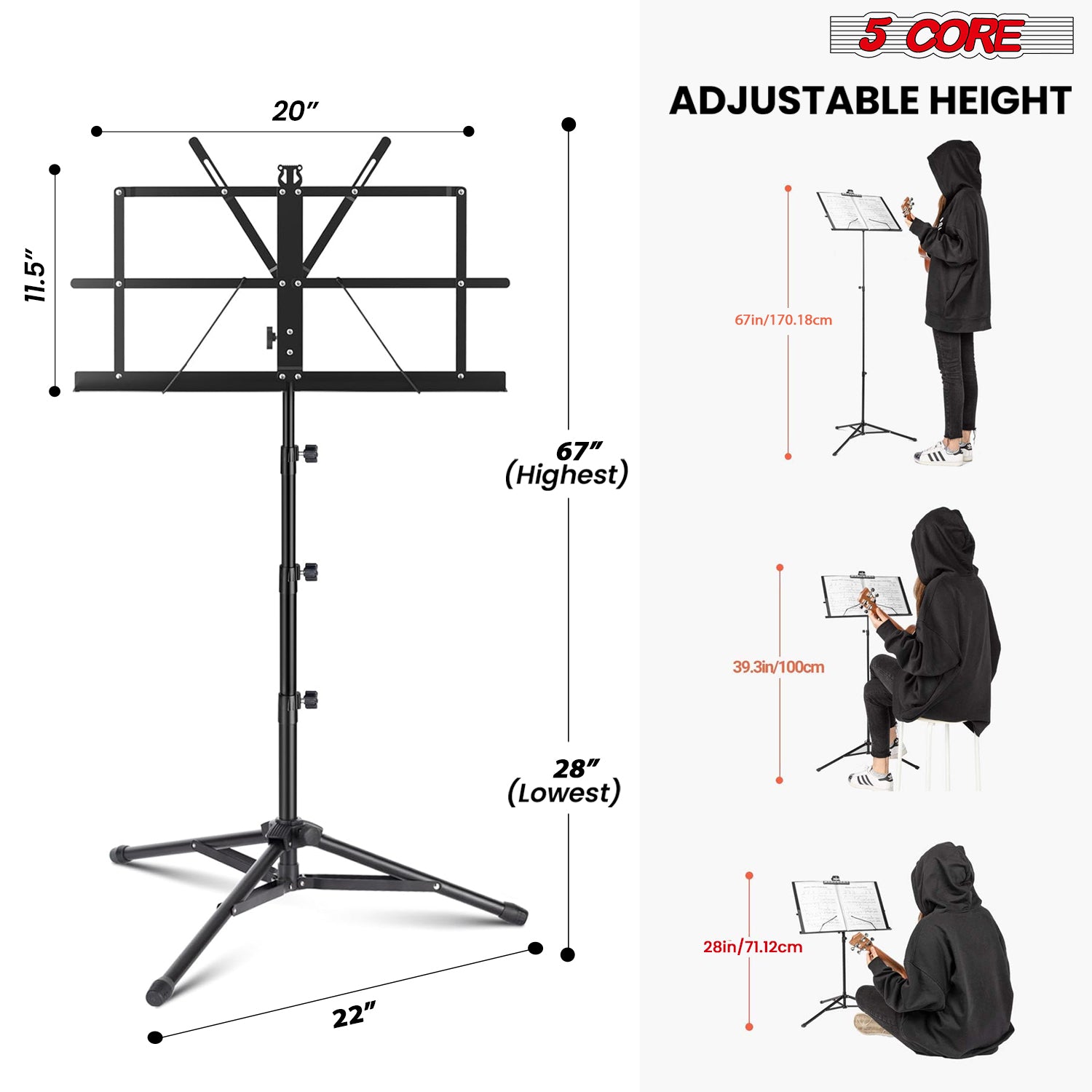 5 Çekirdekli Müzik Standı, Not - Music Stand Folding incelemesi ve fiyatı