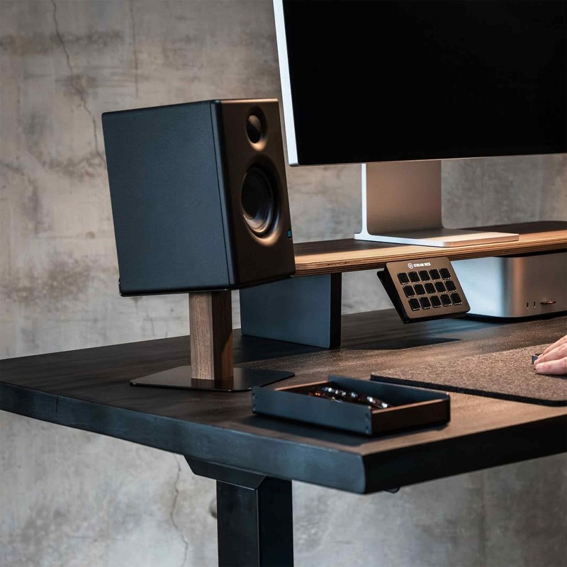 Siyah ceviz hoparlör standı ma - Music Stand Folding incelemesi ve fiyatı