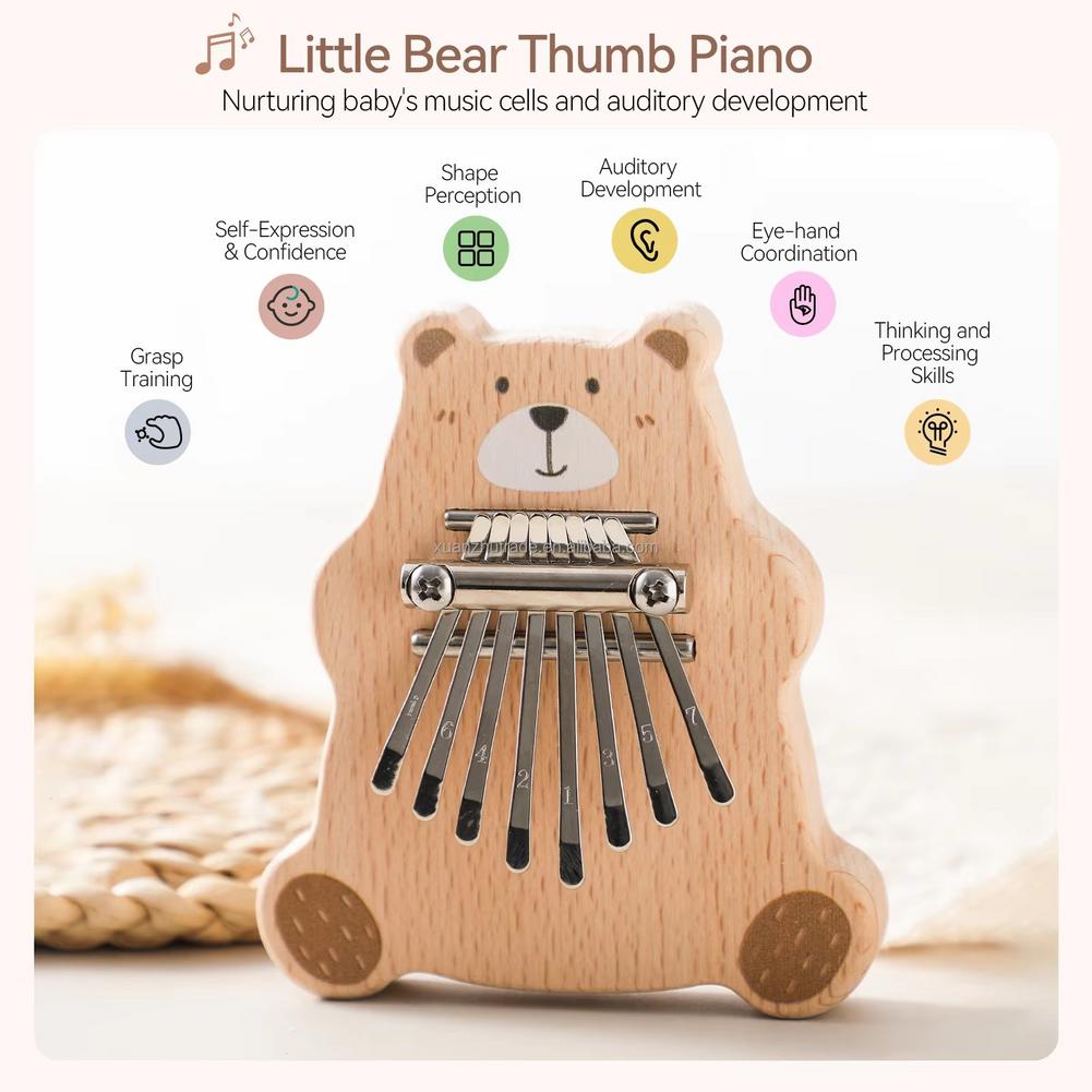 8 Tuşlu Mini Kalimba Taşınabil - Kalimba Thumb Piano incelemesi ve fiyatı