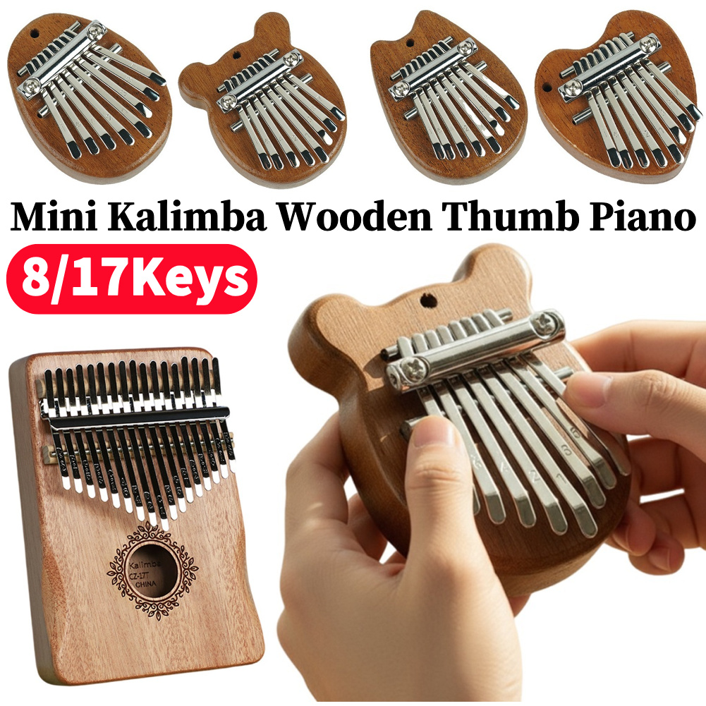 8/17 Tuşlu Mini Ahşap Kalimba  - Kalimba Thumb Piano incelemesi ve fiyatı