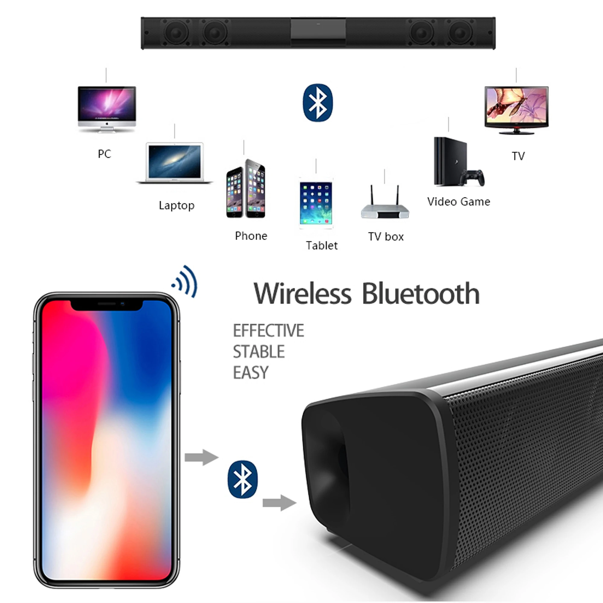 TV bilgisayar için 40W yüksek  - Audio Music Generator incelemesi ve fiyatı