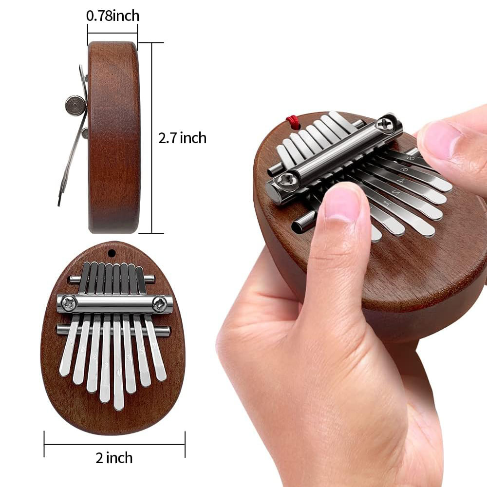 Taşınabilir Masif Ahşap 8 Anah - Kalimba Thumb Piano incelemesi ve fiyatı