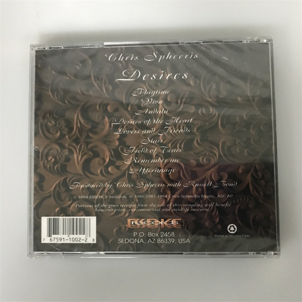 CD 'Desires' Chris Spheeris Mü - Audio Music For incelemesi ve fiyatı