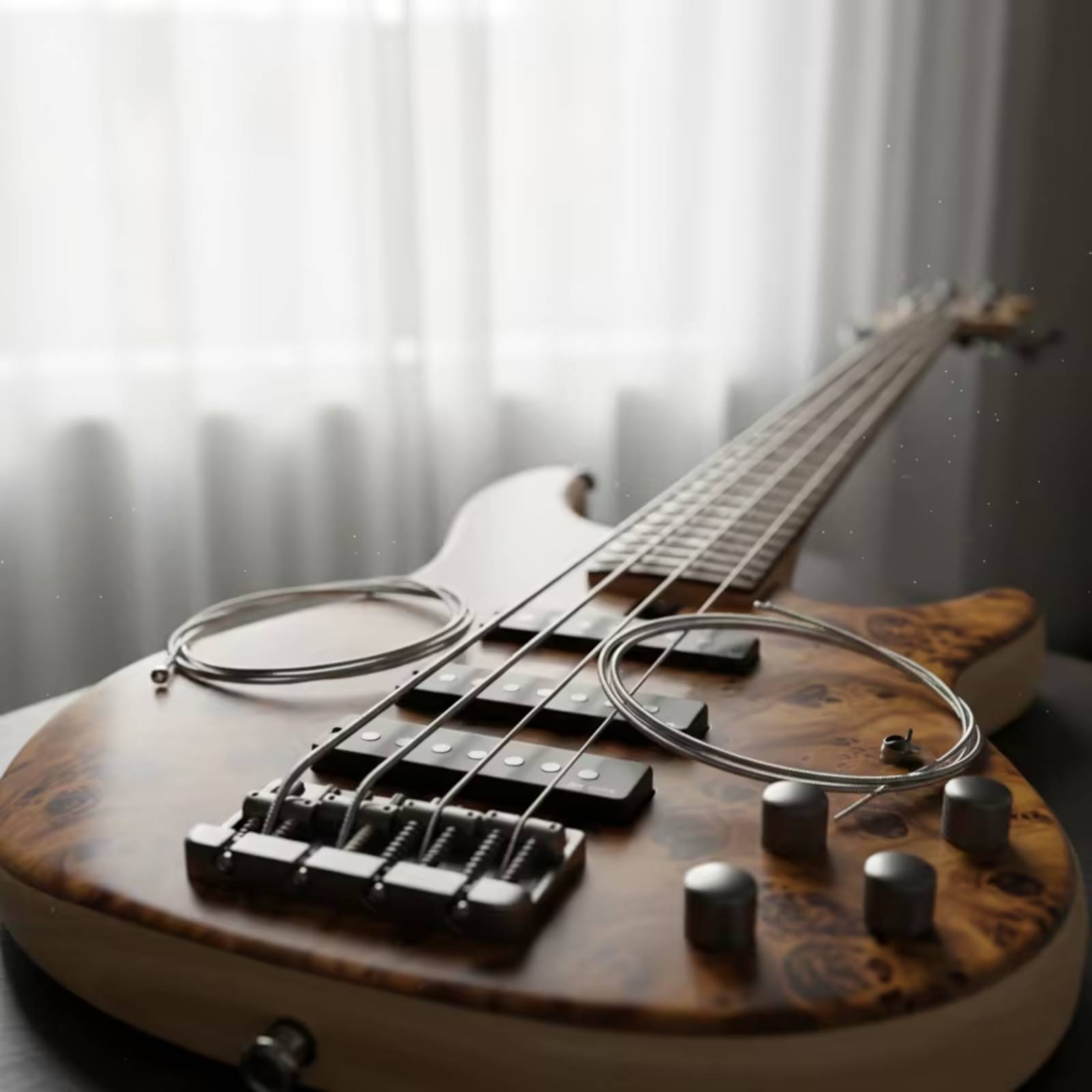 5 Telli Bas Gitar Telleri Uzun - Bass Guitar Strings incelemesi ve fiyatı